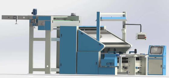 Alimentación inteligente de la eficacia alta de la prensa de batir de la inspección de la materia textil de la aprestadora de la materia textil