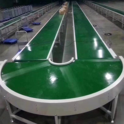 comprar Estándares por encargo blancos verdes negros de la banda transportadora FDA del Pvc de la curva online manufacture