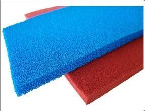 comprar Célula abierta del silicón de la esponja de la hoja de la categoría alimenticia de la hoja azul roja de la goma de silicona para la tabla del hierro online manufacture