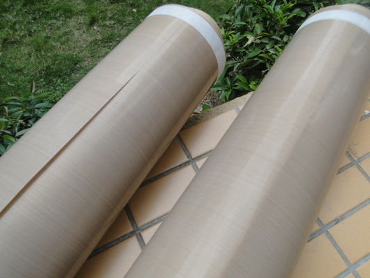 comprar Grueso anticorrosión de la tela revestida 0.13m m de la fibra de vidrio del aislamiento de calor PTFE online manufacture