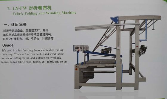 comprar Equipo del acabamiento de la materia textil de la tela sintética/plegamiento de la tela y máquina de bobina online manufacture