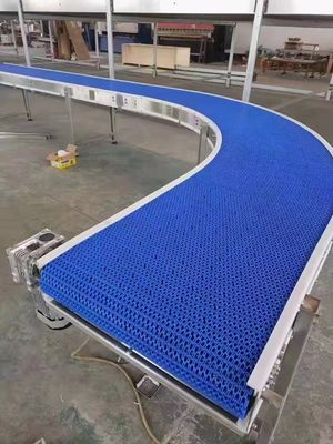 Curva de la vuelta del Pvc banda transportadora de 90 grados 180 grados
