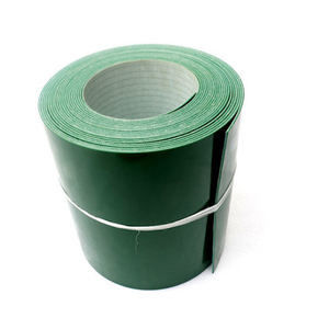 El plano de la banda transportadora del PVC enlistona la falda verde 3m m antiestáticos de la bobina de 2m m