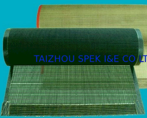 Túnel de secado de la industria textil PTFE Mesh Conveyor Belt For Infrared