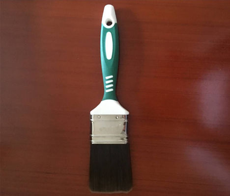 Pintura con pincel de filamento sintético de madera natural