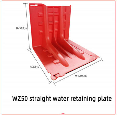 altura 52,8 rojo ABS plástico de recubrimiento anti-UV inundación buffer