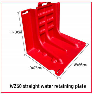 Alturas 60cm rojo ABS revestimiento de plástico anti-UV inundación buffer