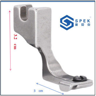 Adjustable invisible cremallera de acero prensa pie y prensa pie con muesca para máquina de coser de ordenador