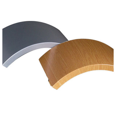 Veneer de aluminio de forma especial para proyectos de decoración interior y exterior