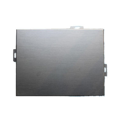 Veneer de aluminio cepillado personalizable para el diseño único del edificio