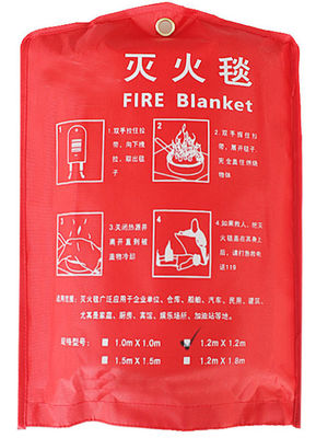 manta de la lucha contra el fuego de la manta del fuego de la fibra de vidrio del 1.2m*1.2m