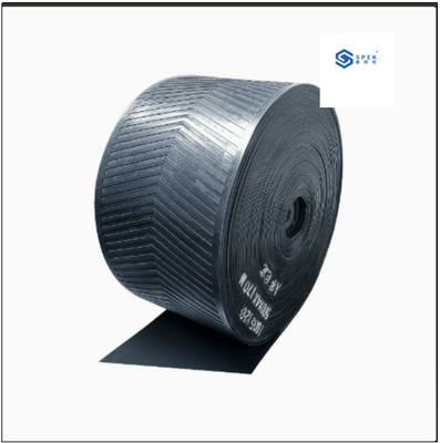 Cinta transportadora de caucho resistente a altas temperaturas, adecuada para cintas transportadoras resistentes al fuego de estructura en capas para sinterización en plantas de coque