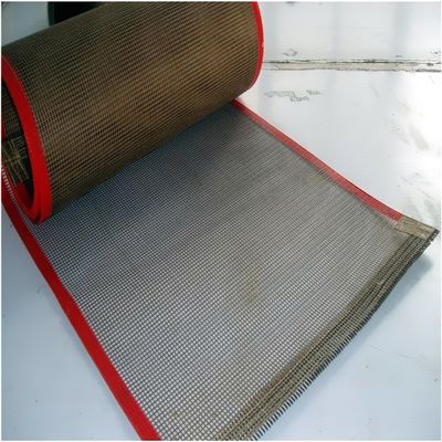 tipo tejido llano de la categoría alimenticia de Mesh Belt del transportador del  de 4*4m m
