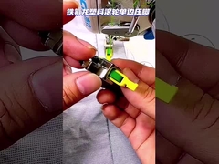 Nuevos pies rotativos de teflón derecho e izquierdo con pie único adecuado para la cremallera de la ropa