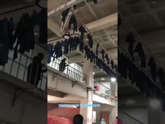 Taller de almacenamiento inteligente SS Sistema de colgamiento de prendas de vestir Ahorro de espacio