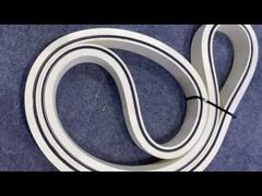 Cinturón transportador de separación de huesos de peces de caucho